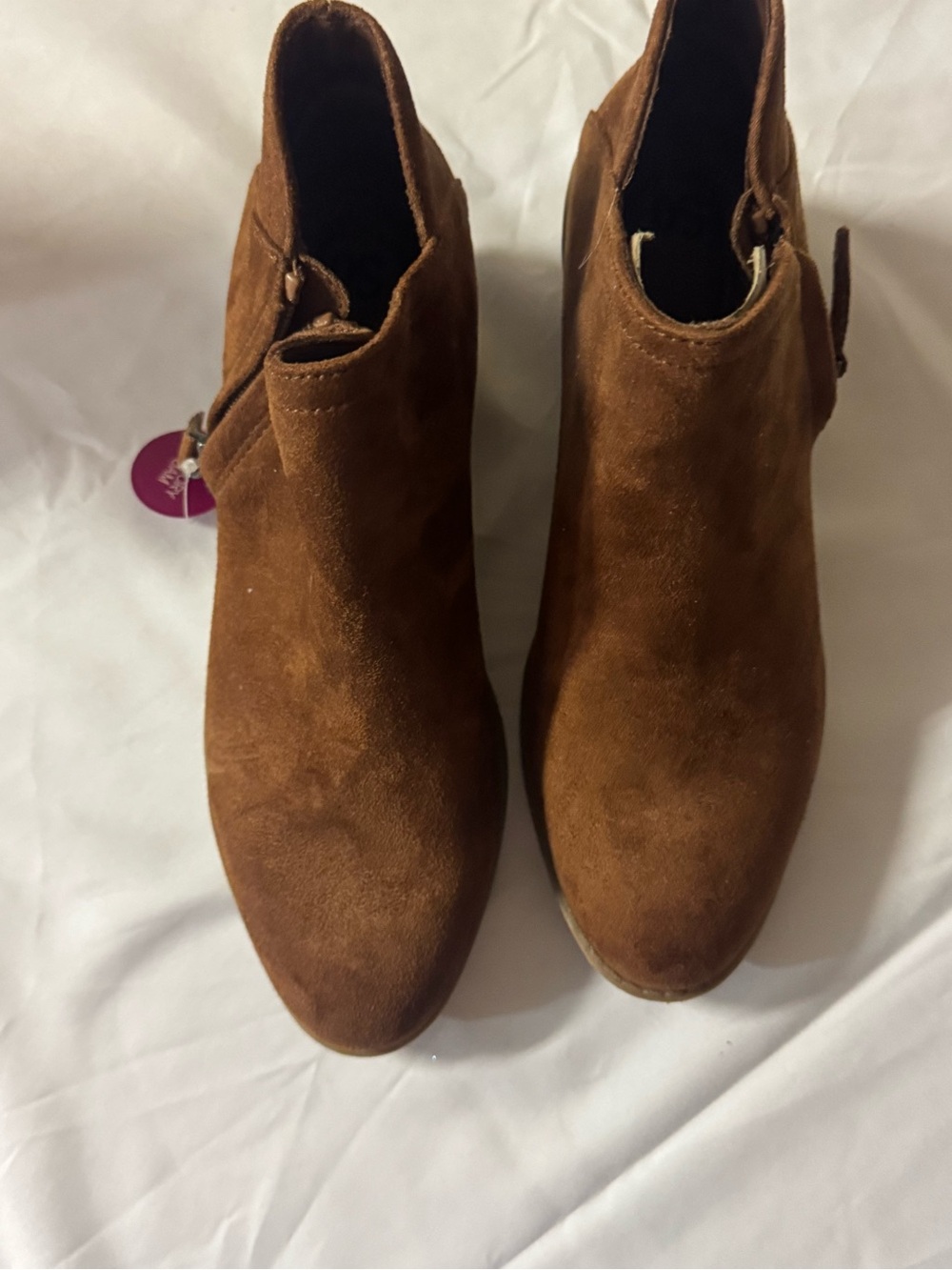 Native Shoes Chestnut Suede Ankle Booties